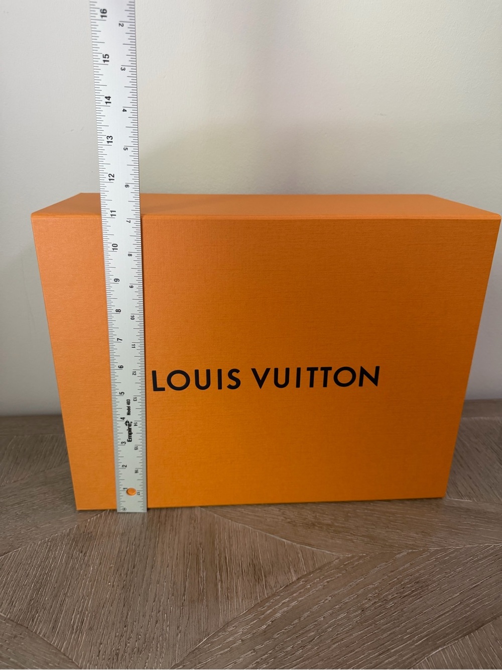 Louis Vuitton Foldable Orange Logo Box 14x11x6